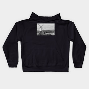Thurne Mill on the River Thurne in the Norfolk Broads National Park Kids Hoodie